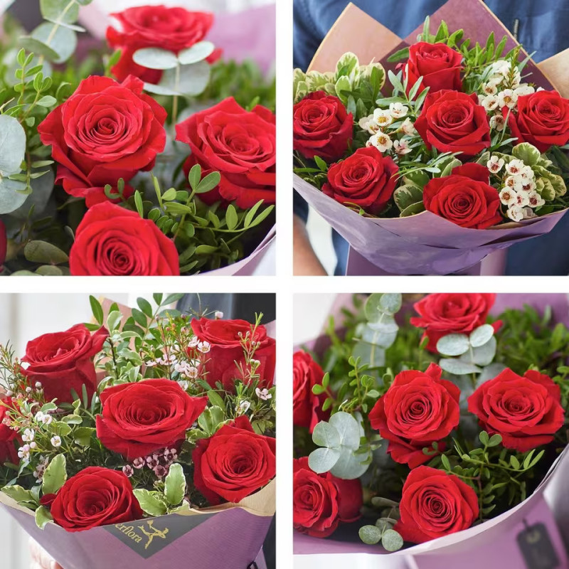 Red Roses Items 6 Red Rose Gift Set