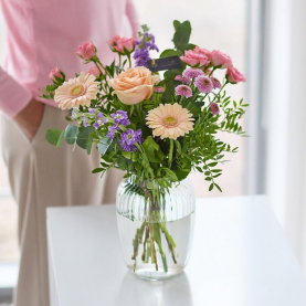 Pastel Bouquet in a Vase