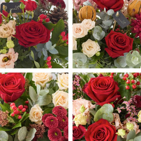 Classic Christmas Vase